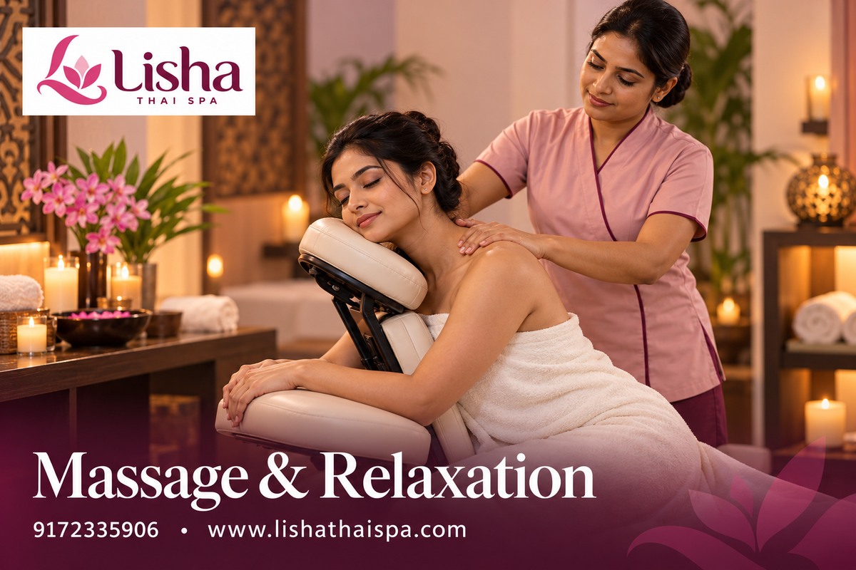 Massage & Relaxation — professional shoulder massage